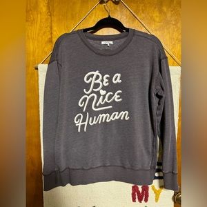 ‘Be a Nice Human’ Crewneck Sweatshirt from Maurices